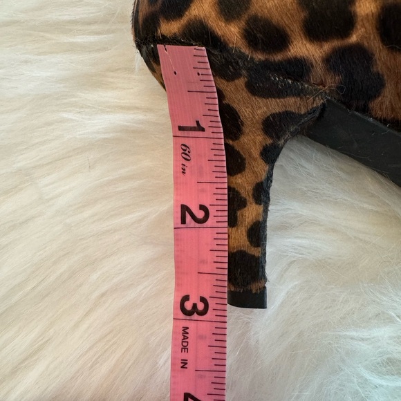 NWT & Box Stuart Weitzman Pipelofty Calf Hair Ankle Booties Chocolate size 6.5 - Picture 11 of 13